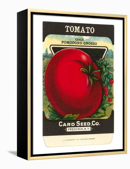 Tomato Seed Packet-null-Framed Stretched Canvas