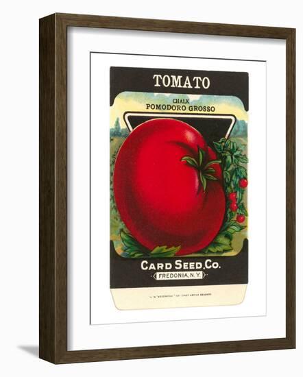 Tomato Seed Packet-null-Framed Art Print