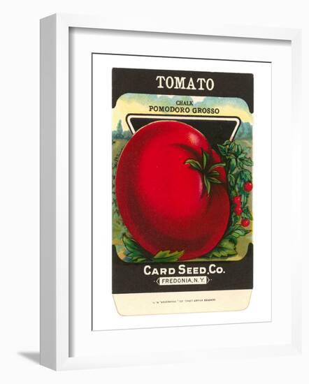 Tomato Seed Packet-null-Framed Art Print