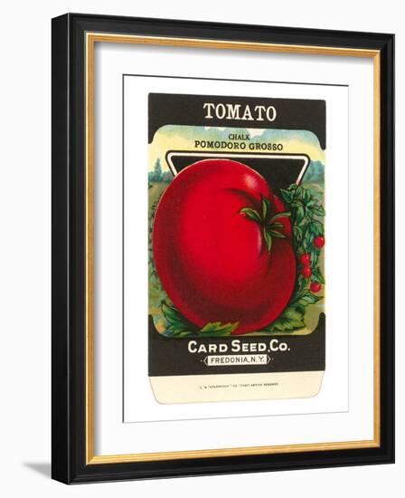 Tomato Seed Packet-null-Framed Art Print