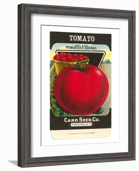 Tomato Seed Packet-null-Framed Art Print