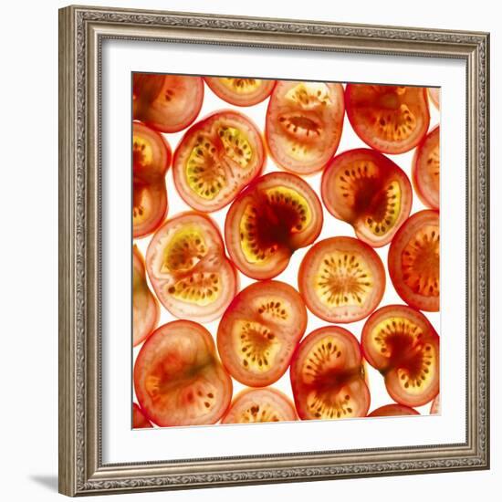 Tomato Slices-Mark Sykes-Framed Premium Photographic Print