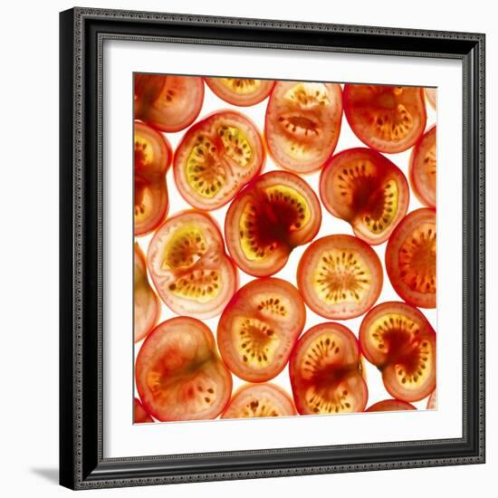 Tomato Slices-Mark Sykes-Framed Premium Photographic Print