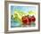 Tomatoes and Romaine Lettuce with Water-Karl Newedel-Framed Photographic Print