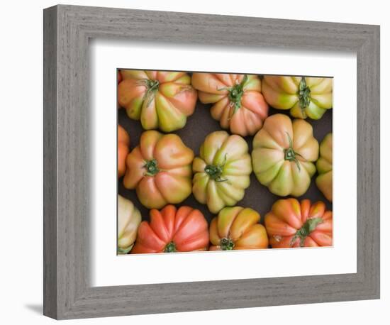 Tomatoes, Positano, Amalfi Coast, Campania, Italy-Walter Bibikow-Framed Photographic Print