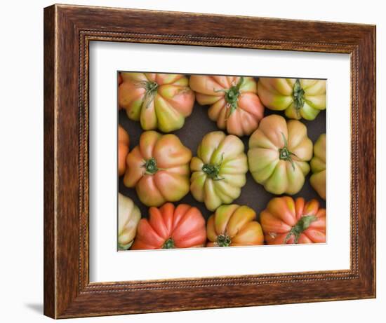 Tomatoes, Positano, Amalfi Coast, Campania, Italy-Walter Bibikow-Framed Photographic Print