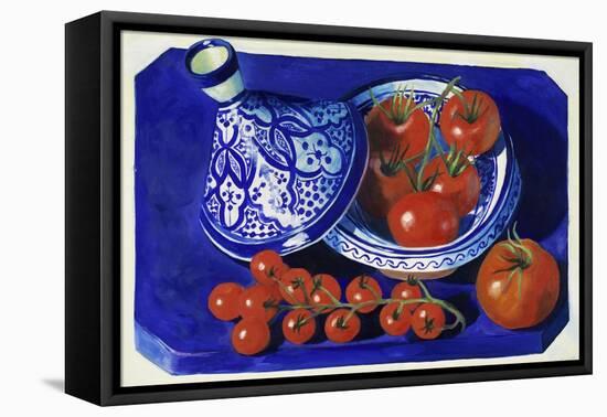 Tomatoes (Tomates)-Isy Ochoa-Framed Premier Image Canvas