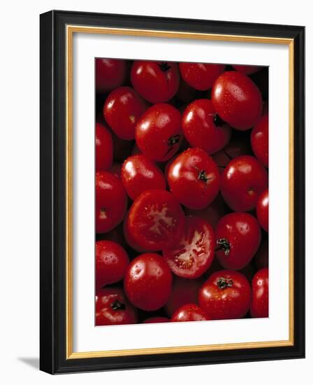 Tomatoes with Drops of Water-Jean-paul Boyer-Framed Photographic Print