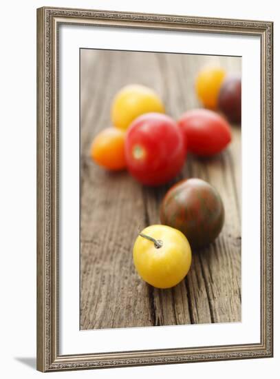 Tomatoes, Wooden Underground-Nikky-Framed Photographic Print