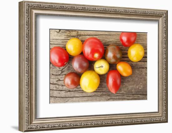 Tomatoes, Wooden Underground-Nikky-Framed Photographic Print