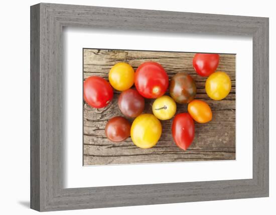 Tomatoes, Wooden Underground-Nikky-Framed Photographic Print