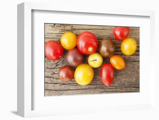 Tomatoes, Wooden Underground-Nikky-Framed Photographic Print