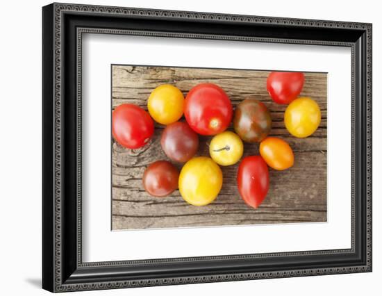 Tomatoes, Wooden Underground-Nikky-Framed Photographic Print