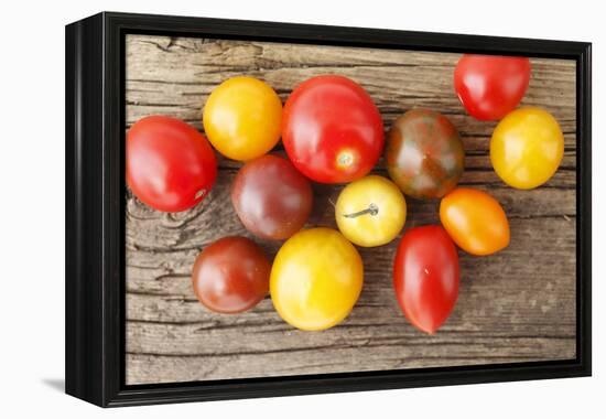 Tomatoes, Wooden Underground-Nikky-Framed Premier Image Canvas