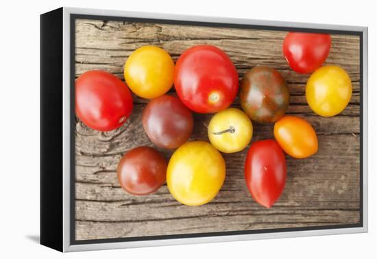 Tomatoes, Wooden Underground-Nikky-Framed Premier Image Canvas