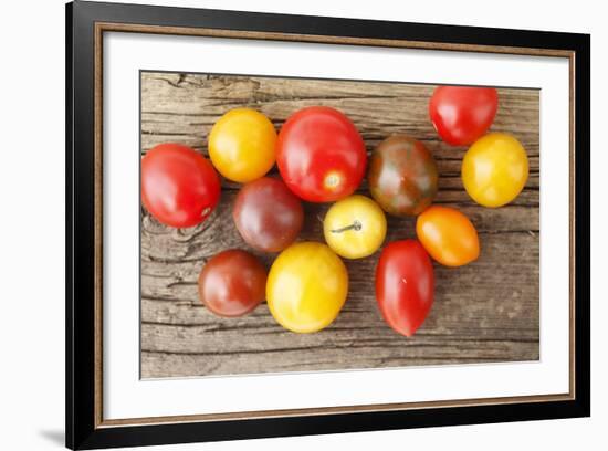 Tomatoes, Wooden Underground-Nikky-Framed Photographic Print