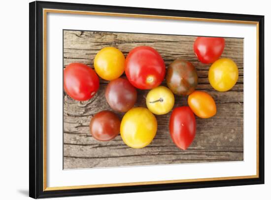 Tomatoes, Wooden Underground-Nikky-Framed Photographic Print