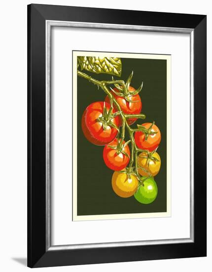 Tomatoes-Lantern Press-Framed Art Print