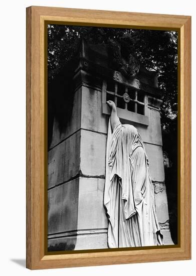 Tomb at Pere Lachaise Cemetery, Paris-Simon Marsden-Framed Premier Image Canvas