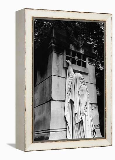 Tomb at Pere Lachaise Cemetery, Paris-Simon Marsden-Framed Premier Image Canvas