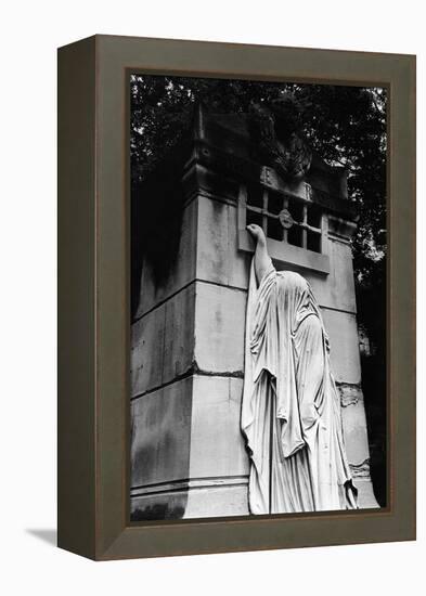 Tomb at Pere Lachaise Cemetery, Paris-Simon Marsden-Framed Premier Image Canvas