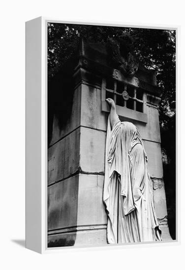 Tomb at Pere Lachaise Cemetery, Paris-Simon Marsden-Framed Premier Image Canvas