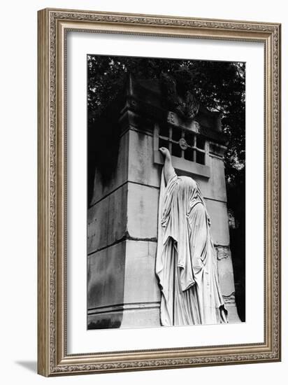 Tomb at Pere Lachaise Cemetery, Paris-Simon Marsden-Framed Giclee Print