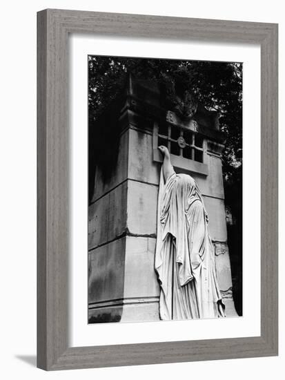 Tomb at Pere Lachaise Cemetery, Paris-Simon Marsden-Framed Giclee Print