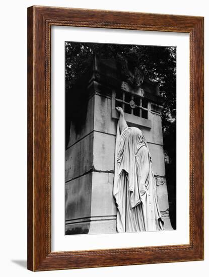 Tomb at Pere Lachaise Cemetery, Paris-Simon Marsden-Framed Giclee Print