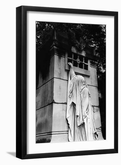 Tomb at Pere Lachaise Cemetery, Paris-Simon Marsden-Framed Giclee Print