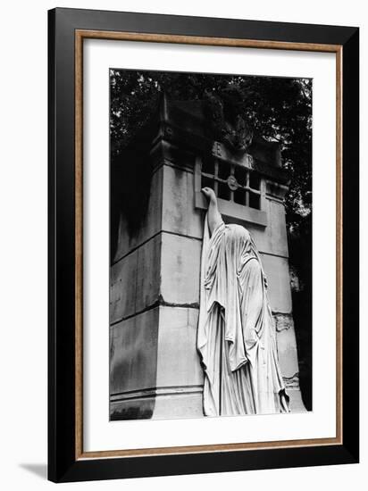 Tomb at Pere Lachaise Cemetery, Paris-Simon Marsden-Framed Giclee Print