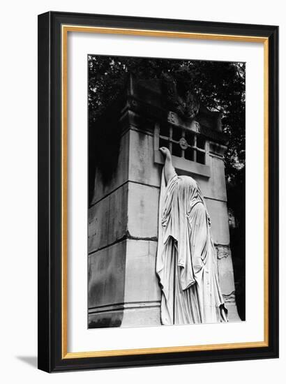 Tomb at Pere Lachaise Cemetery, Paris-Simon Marsden-Framed Giclee Print