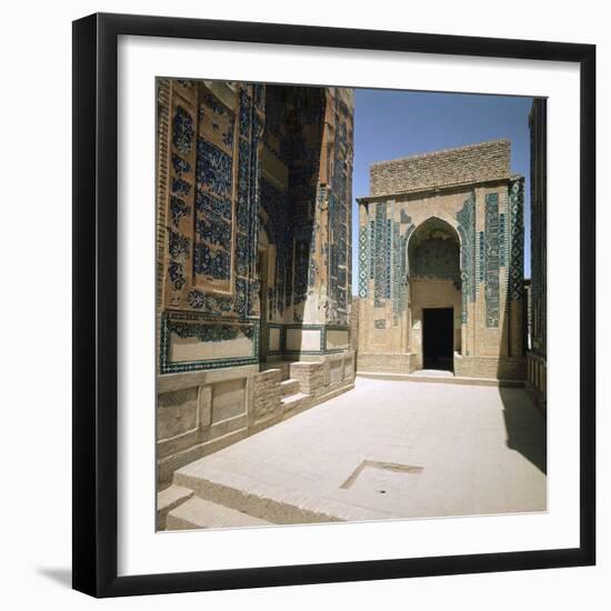 Tomb in the Shah-I Zindeh Mausoleum Complex, 14th Century-CM Dixon-Framed Photographic Print