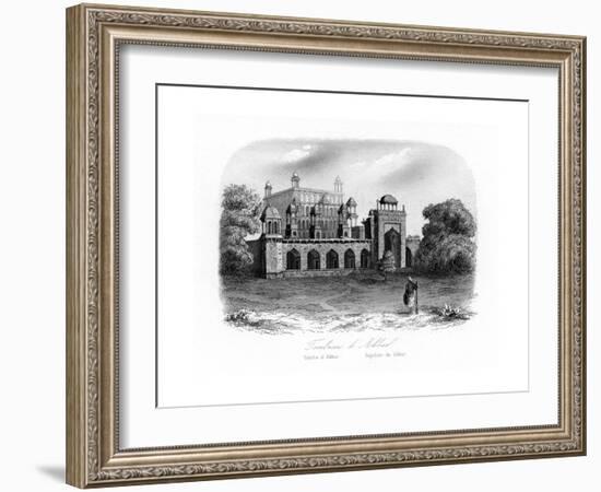 Tomb of Akbar the Great, Sikandra, India, C1840-N Remond-Framed Giclee Print