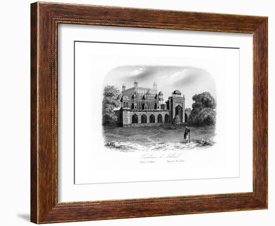 Tomb of Akbar the Great, Sikandra, India, C1840-N Remond-Framed Giclee Print