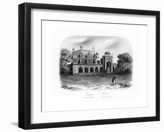 Tomb of Akbar the Great, Sikandra, India, C1840-N Remond-Framed Giclee Print