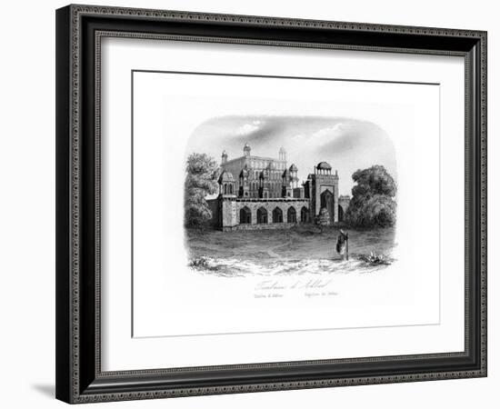 Tomb of Akbar the Great, Sikandra, India, C1840-N Remond-Framed Giclee Print