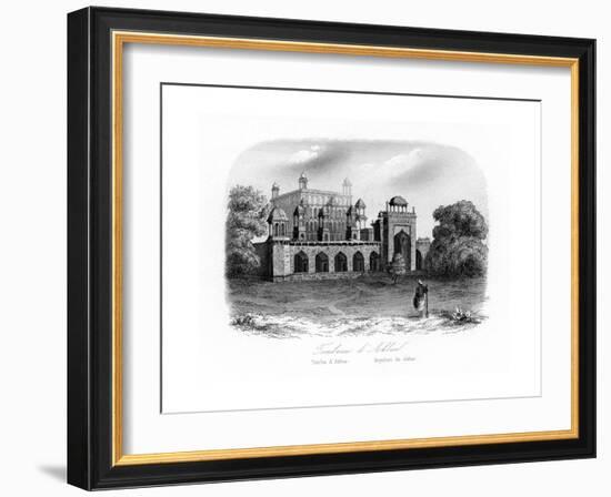 Tomb of Akbar the Great, Sikandra, India, C1840-N Remond-Framed Giclee Print