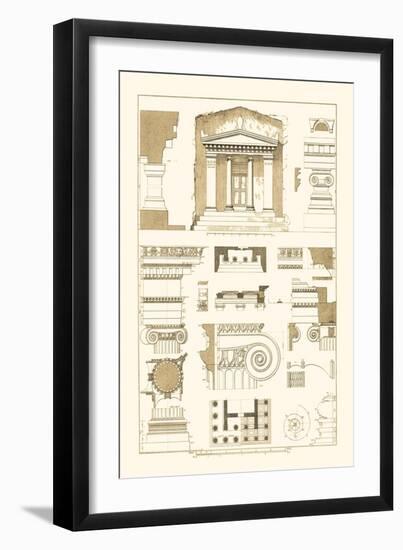 Tomb of Amyntas and Temple of Athena Polias-J. Buhlmann-Framed Art Print