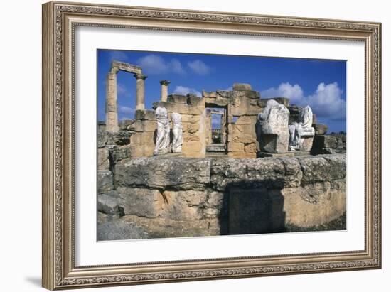 Tomb of Battus, Agora, Cyrene, Libya, C600 Bc-Vivienne Sharp-Framed Photographic Print