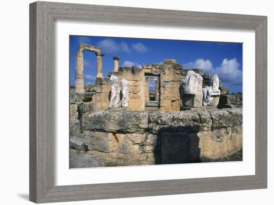 Tomb of Battus, Agora, Cyrene, Libya, C600 Bc-Vivienne Sharp-Framed Photographic Print