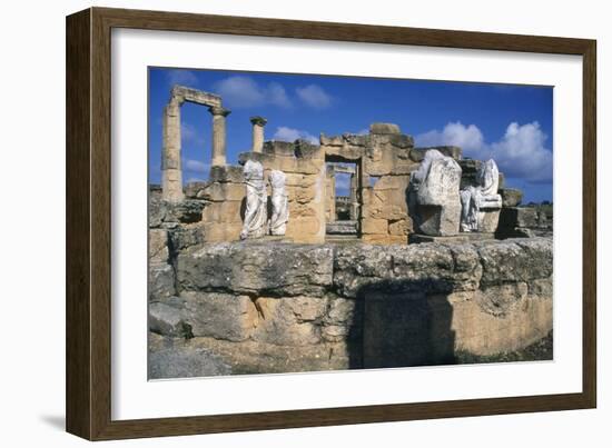 Tomb of Battus, Agora, Cyrene, Libya, C600 Bc-Vivienne Sharp-Framed Photographic Print