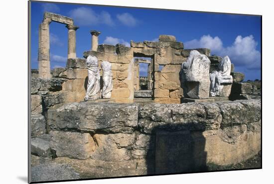 Tomb of Battus, Agora, Cyrene, Libya, C600 Bc-Vivienne Sharp-Mounted Photographic Print