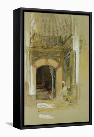 Tomb of Bayazid I, Bursa, Turkey-John Frederick Lewis-Framed Premier Image Canvas