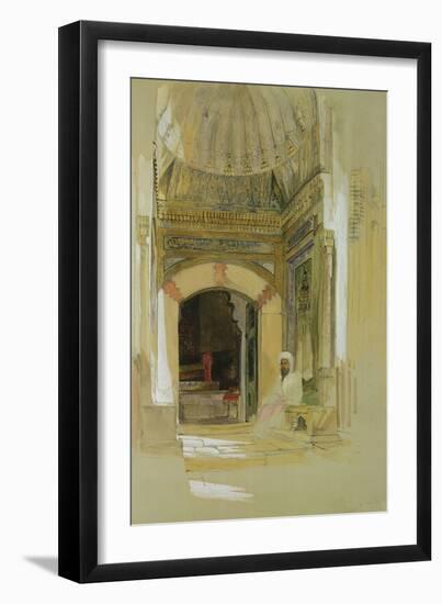 Tomb of Bayazid I, Bursa, Turkey-John Frederick Lewis-Framed Giclee Print