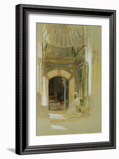 Tomb of Bayazid I, Bursa, Turkey-John Frederick Lewis-Framed Giclee Print