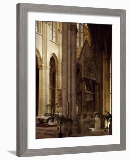 Tomb of Catherine of Austria, 1323 Ca-Tino da Camaino-Framed Giclee Print