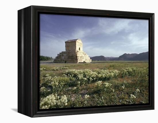 Tomb of Cyrus the Great, Passargadae (Pasargadae), Iran, Middle East-Christina Gascoigne-Framed Premier Image Canvas