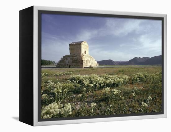 Tomb of Cyrus the Great, Passargadae (Pasargadae), Iran, Middle East-Christina Gascoigne-Framed Premier Image Canvas