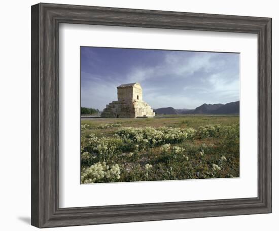 Tomb of Cyrus the Great, Passargadae (Pasargadae), Iran, Middle East-Christina Gascoigne-Framed Photographic Print